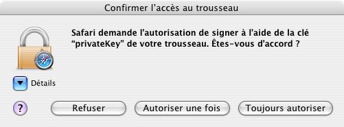 Certif Safari
